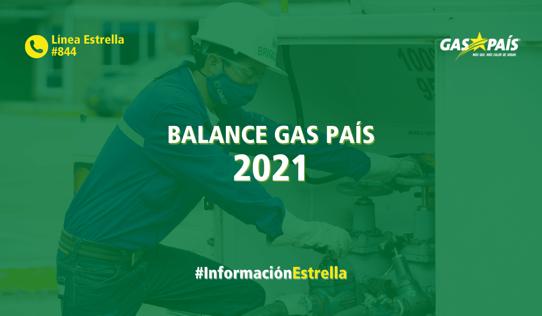 BALANCE GAS PAÍS 2021