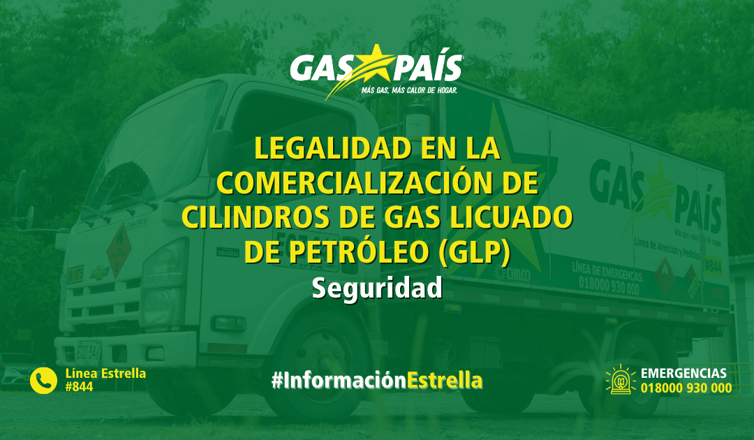 LEGALIDAD EN LA COMERCIALIZACIÓN DE CILINDROS DE GAS LICUADO DE PETRÓLEO (GLP)