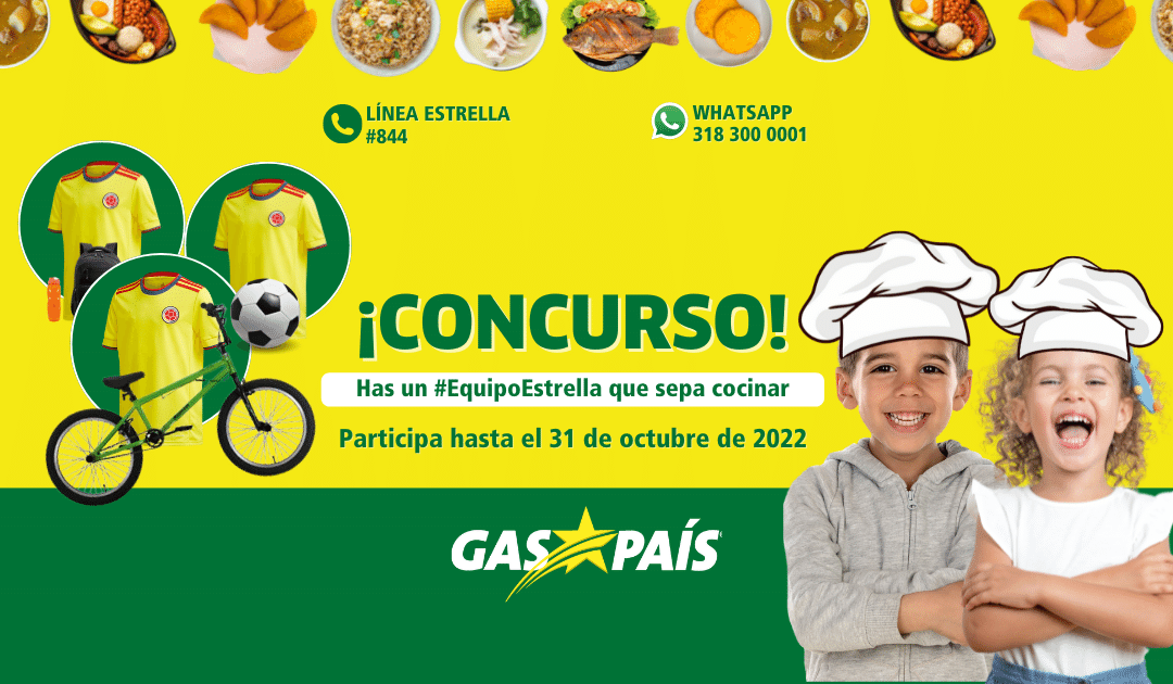 GANA CON TU #EQUIPOESTRELLA Y GAS PAÍS