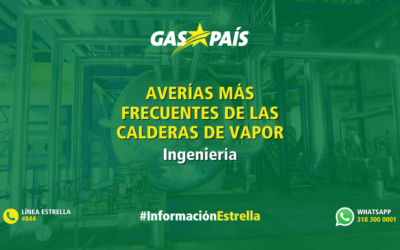 AVERÍAS MÁS FRECUENTES DE LAS CALDERAS DE VAPOR