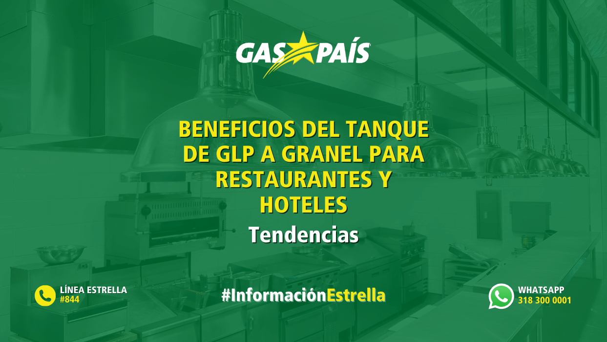 BENEFICIOS DEL TANQUE DE GLP A GRANEL PARA RESTAURANTES Y HOTELES